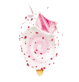 Strawberry Crispy Ice Cream (6K)